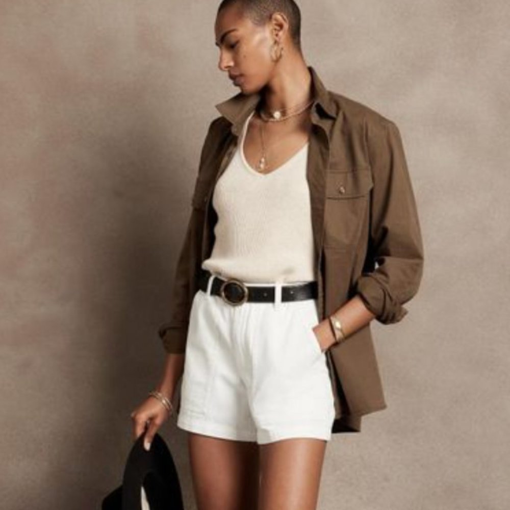 BANANA REPUBLIC Women's Tie-waist Utility Short